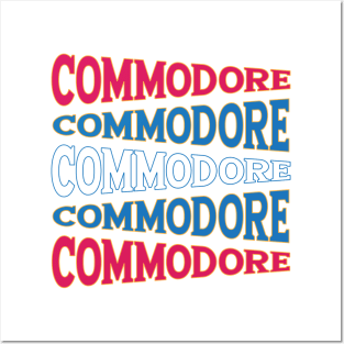 TEXT ART USA COMMODORE Posters and Art